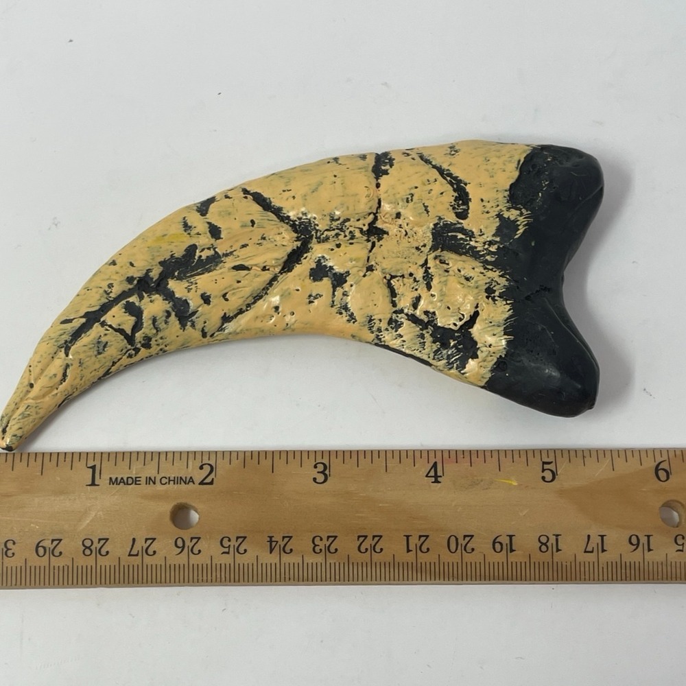 Jurassic Park Velociraptor Claw Prop Replica - Solid‎ Resin - Heavy 3.4oz - 5"